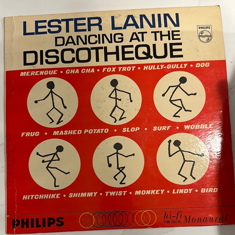 Philips Lester Lanin Dancing Album - Red and White